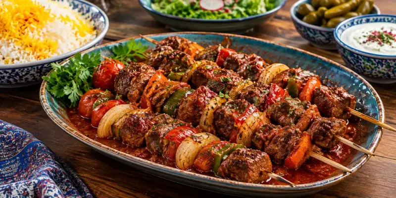 طرز تهیه کباب حسینی اصفهانی با گوشت و سس مخصوص؛ غذای سنتی و مجلسی