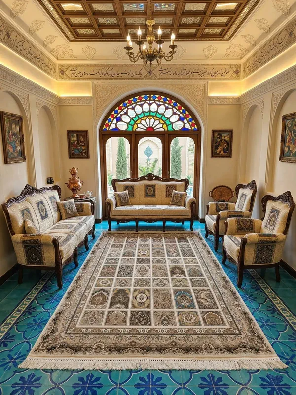 چیدمان مبل هفت نفره در پذیرایی کوچک و بزرگ؛ ایده‌های مدرن و کلاسیک