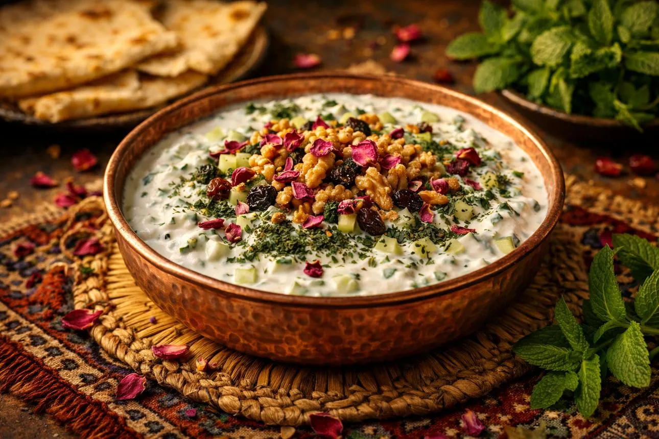 تزیین ماست و خیار مجلسی؛ ایده‌های ساده و شیک برای مهمانی