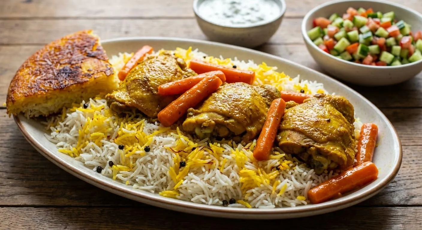 طرز تهیه خورش مرغ مجلسی و زعفرانی؛ مرغ ربی با سس غلیظ و خوشمزه